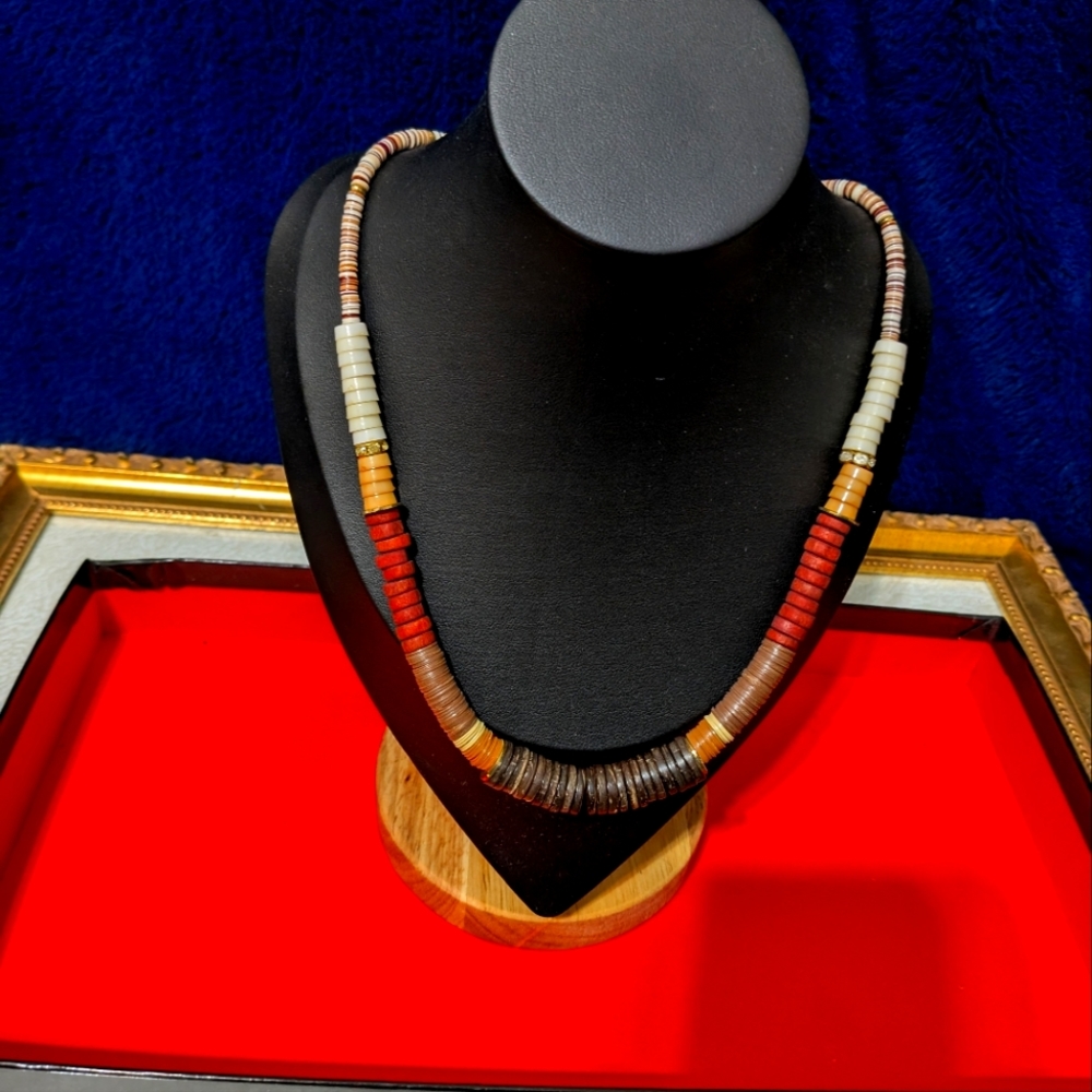 Heishi Bead Necklaces 26 Inch